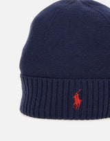 POLO RALPH LAUREN Cappello "M.Classic" in lana BLUE Uomo 