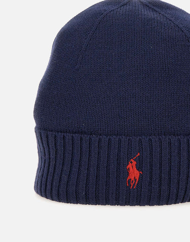 POLO RALPH LAUREN Cappello "M.Classic" in lana BLUE Uomo 