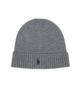 POLO RALPH LAUREN Cappello "M.Classic" in lana GREY Uomo 