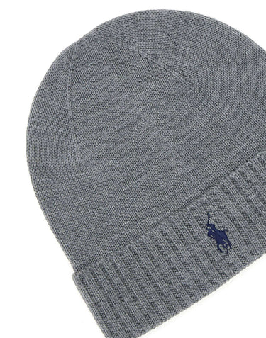 POLO RALPH LAUREN Cappello "M.Classic" in lana GREY Uomo 
