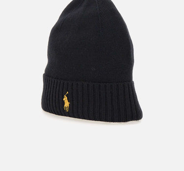 POLO RALPH LAUREN Cappello "M.Classic" in lana BLACK Uomo 