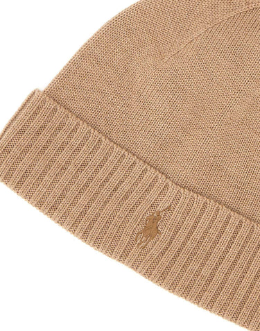 POLO RALPH LAUREN Cappello "M.Classic" in lana BROWN Uomo 
