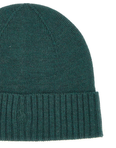 POLO RALPH LAUREN Cappello "M.Classic" in lana GREEN Uomo 