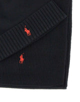 POLO RALPH LAUREN Set berretto e sciarpa "Classics" BLACK Uomo 