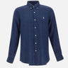 POLO RALPH LAUREN Camicia in lino BLUE Uomo 