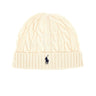 POLO RALPH LAUREN Berretto in lana e cashmere WHITE Uomo 