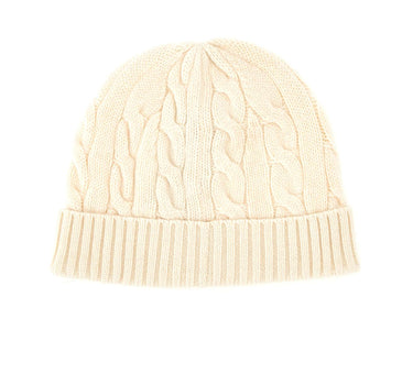 POLO RALPH LAUREN Berretto in lana e cashmere WHITE Uomo 