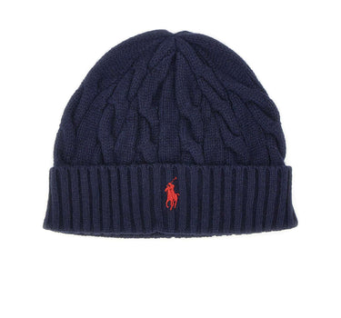 POLO RALPH LAUREN Berretto in lana e cashmere BLUE Uomo 