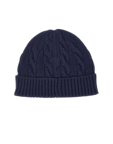 POLO RALPH LAUREN Berretto in lana e cashmere BLUE Uomo 