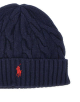 POLO RALPH LAUREN Berretto in lana e cashmere BLUE Uomo 