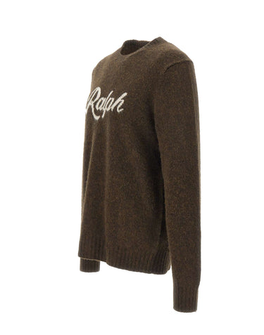 POLO RALPH LAUREN Maglia in lana e cashmere BROWN Uomo 