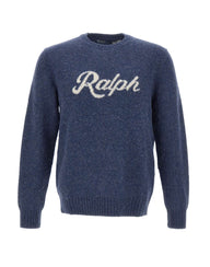 POLO RALPH LAUREN Maglia in lana e cashmere BLUE Uomo 