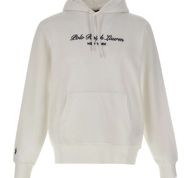POLO RALPH LAUREN Felpa con cappuccio WHITE Uomo 