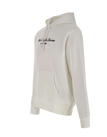 POLO RALPH LAUREN Felpa con cappuccio WHITE Uomo 