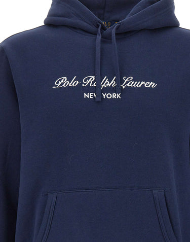 POLO RALPH LAUREN Felpa con cappuccio BLUE Uomo 