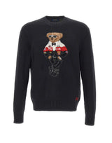 POLO RALPH LAUREN Maglia "Bear" BLACK Uomo 