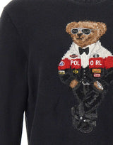 POLO RALPH LAUREN Maglia "Bear" BLACK Uomo 