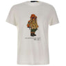 POLO RALPH LAUREN T-shirt "Bear Custom" in cotone WHITE Uomo 