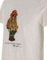 POLO RALPH LAUREN T-shirt "Bear Custom" in cotone WHITE Uomo 