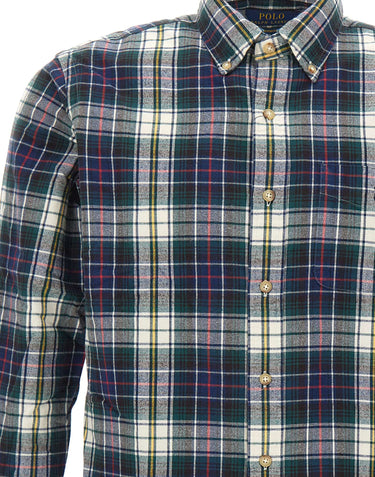 POLO RALPH LAUREN Camicia Oxford in cotone spazzolato MULTICOLOR Uomo 