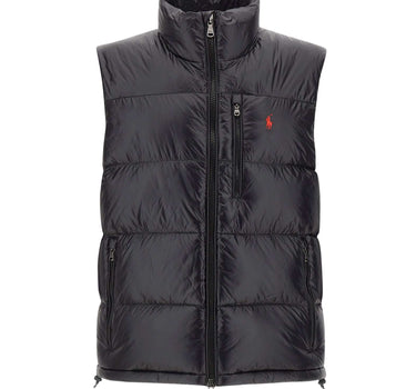 POLO RALPH LAUREN Gilet  "Classics" BLACK Uomo 