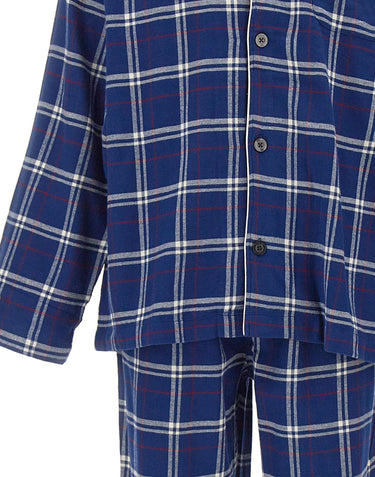 POLO RALPH LAUREN Pigiama scozzese in flanella BLUE Uomo 