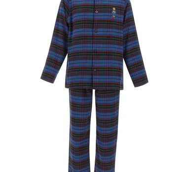 POLO RALPH LAUREN Pigiama scozzese in flanella BLUE Uomo 