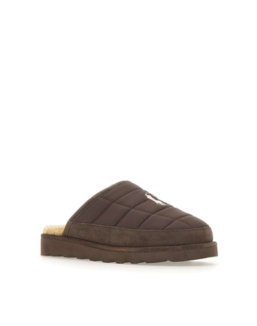 POLO RALPH LAUREN Ciabatte "Reade" BROWN Uomo 