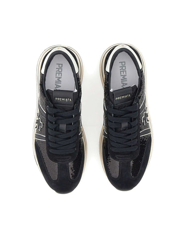 PREMIATA Sneakers "Bethcoin 8504" BLACK Donna 
