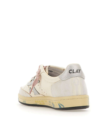PREMIATA Sneakers "BSKTCLAD 8467" WHITE Donna 