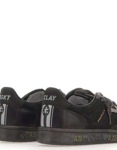 PREMIATA Sneakers "BSKT Clay 8439" BLACK Uomo 