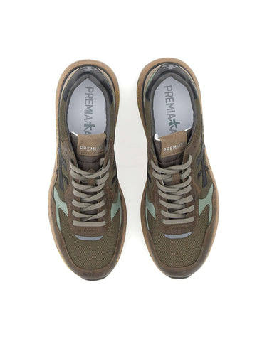 PREMIATA Sneakers "Mick01 8436" BROWN Uomo 