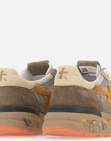 PREMIATA Sneakers "Mick" BROWN Uomo 