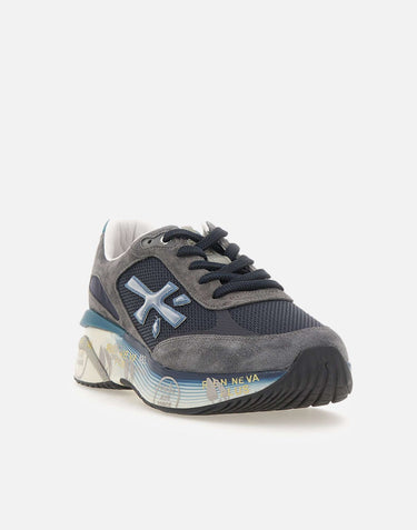 PREMIATA Sneakers "Moerun" BLUE Uomo 