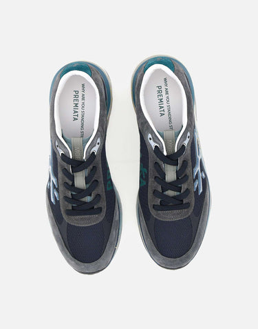 PREMIATA Sneakers "Moerun" BLUE Uomo 