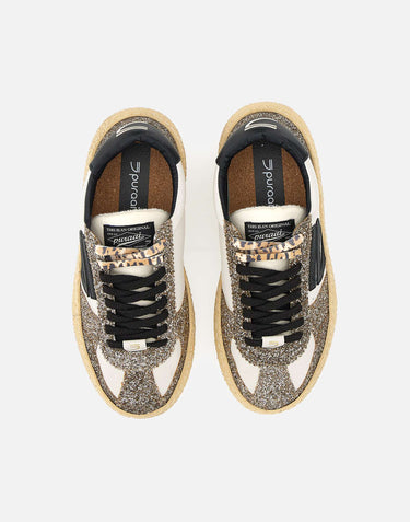 PURAAI Sneakers "1.01 Vintage" GOLD Donna 