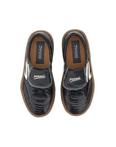 PURAAI Sneakers "Polly Tab" BLACK Donna 