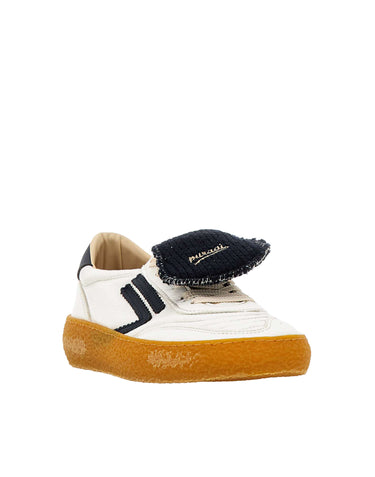 PURAAI Sneakers "Polly Tab" WHITE Uomo 