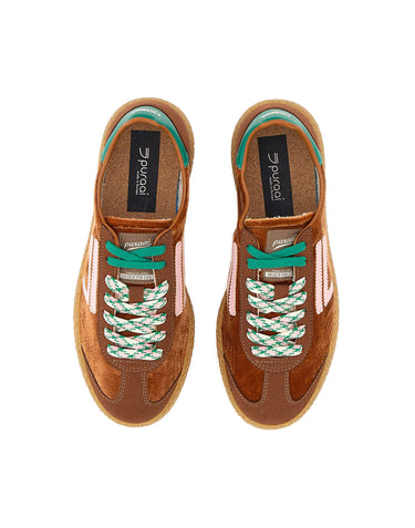 PURAAI Sneakers "6.01 XS" BROWN Donna 
