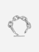 RABANNE Bracciale  a maglie XL SILVER Donna 