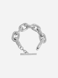 RABANNE Bracciale  a maglie XL SILVER Donna 