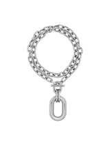RABANNE Collana  in ottone finitura argento SILVER Donna 