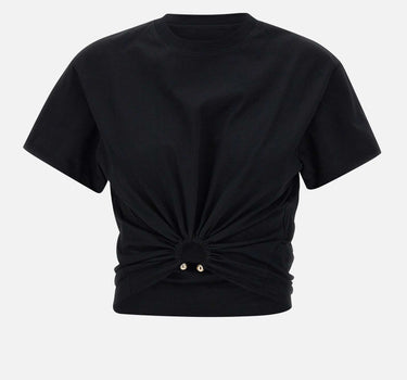 T-shirt in cotone 23AJTO539CO0485 P001 RABANNE 