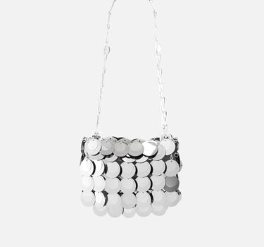 RABANNE Borsa "Nano" SILVER Donna 