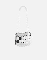 RABANNE Borsa "Nano" SILVER Donna 