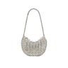RABANNE Borsa  "Nano" in maglia metallica SILVER Donna 