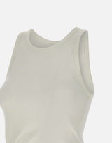 RABANNE "Asymmetrical tank top" WHITE Donna 