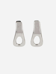 RABANNE "Organic pair earrings on the design of our iconica 1969 bag chain" SILVER Donna 