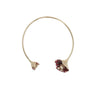 RABANNE Collana rigida con fiori GOLD Donna 