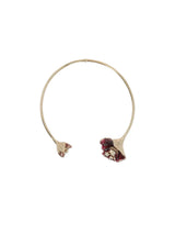 RABANNE Collana rigida con fiori GOLD Donna 